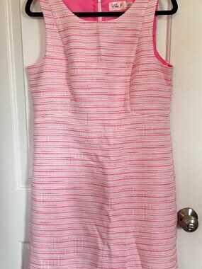 Eliza J Hot Pink Summer Mini Dress with Tassels